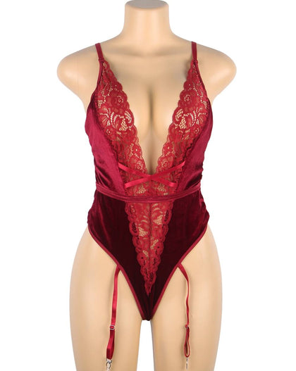 Velvet Lace Teddy